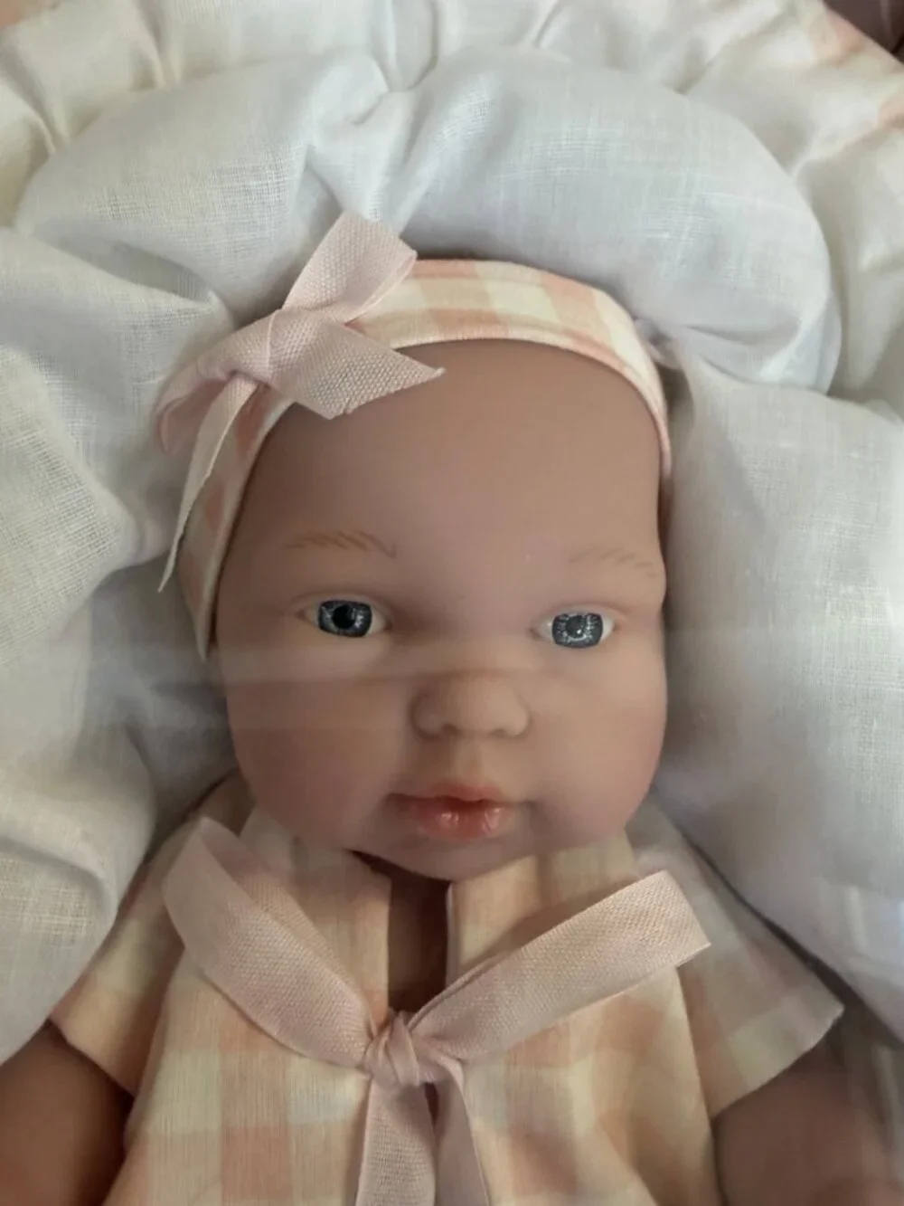 Arias Elegance Baby Doll In Carrier Made In Spain Full Vinyl Body Pacifier -New!